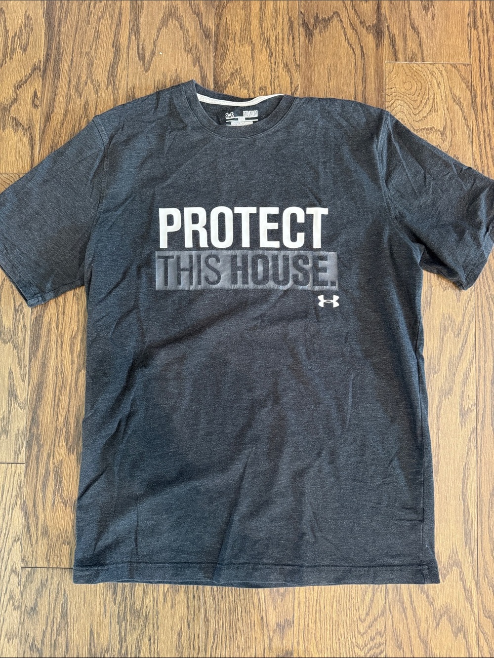 Under Armour Men's Dark Grey 'Protect This House' Graphic Tee